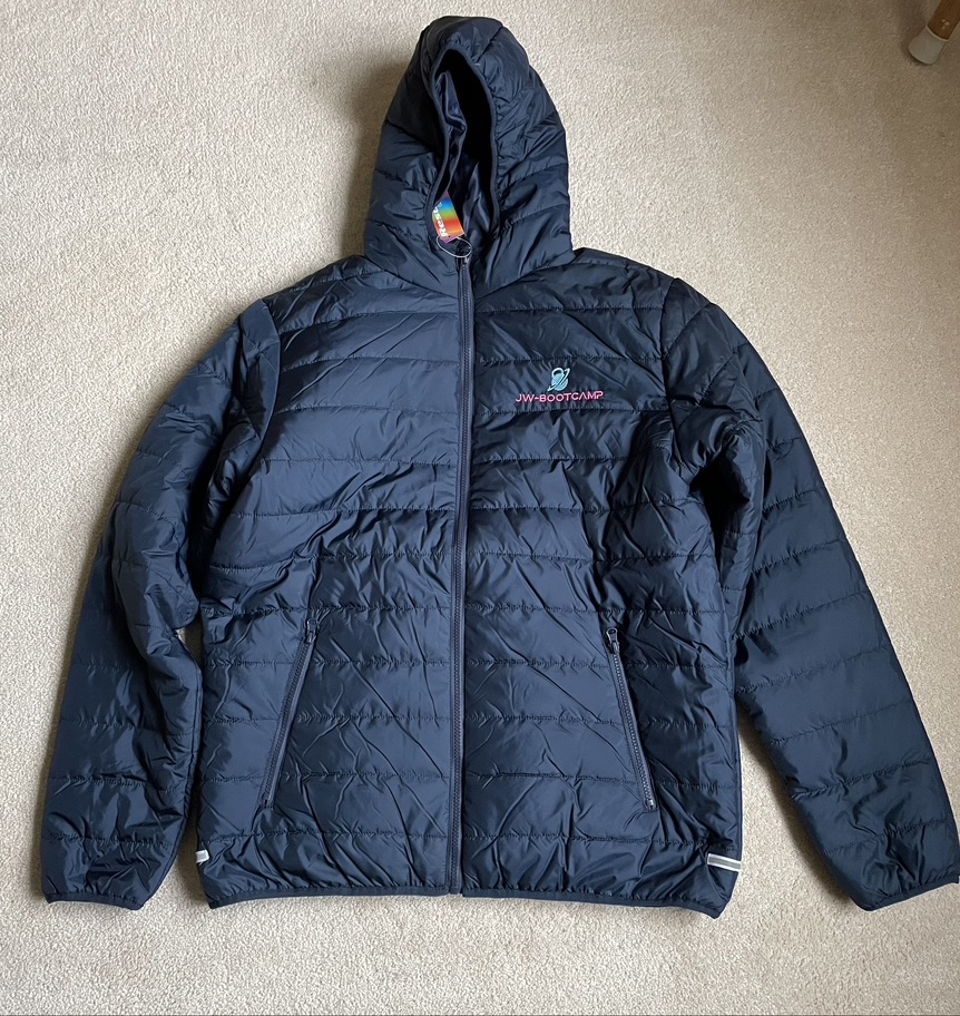 Blue JW-BOOTCAMP puffer jacket